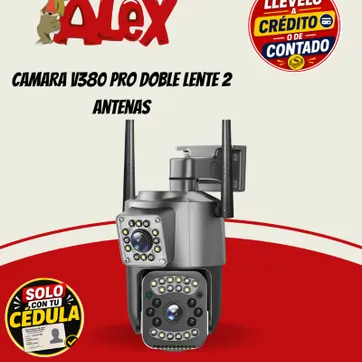 Imagen del producto CAMARA V380 Pro doble lente 2 antenas
