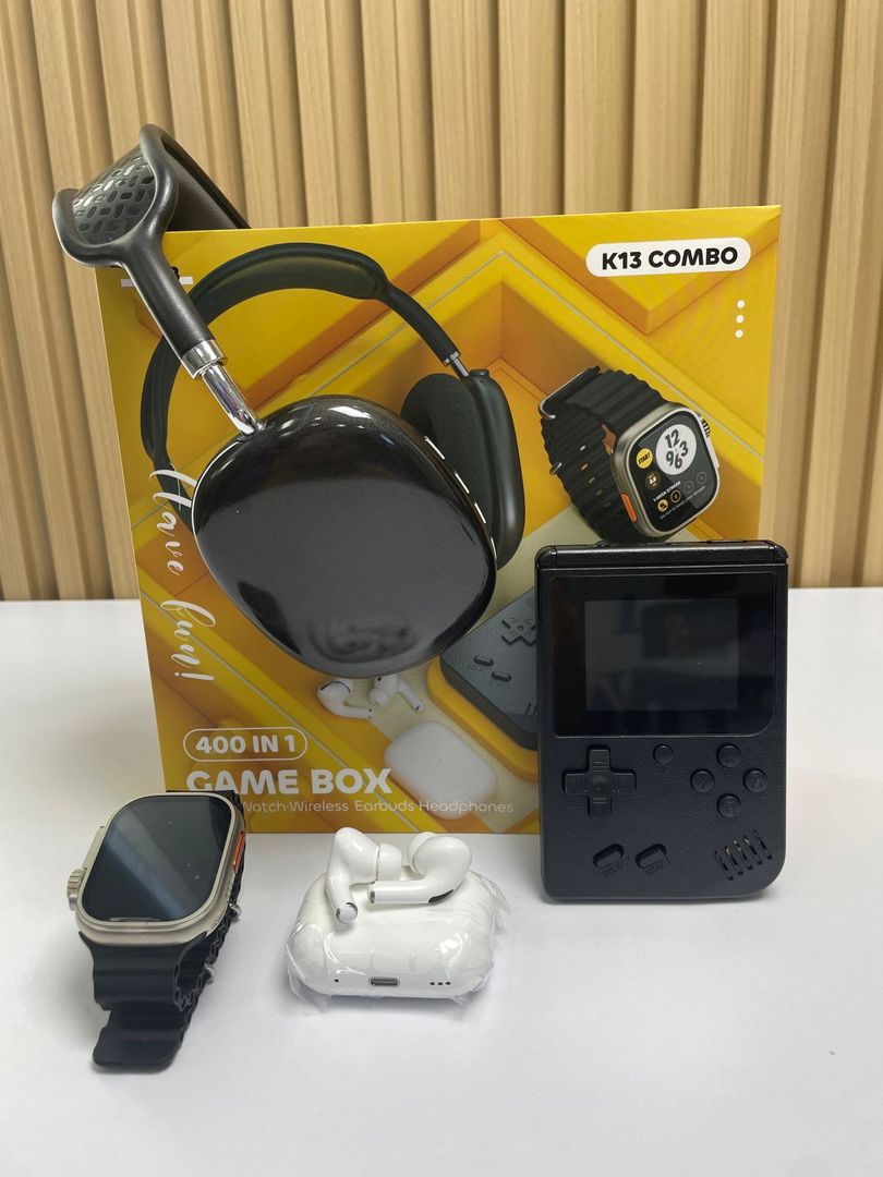 Combo reloj y 2 audífonos Y minijuego