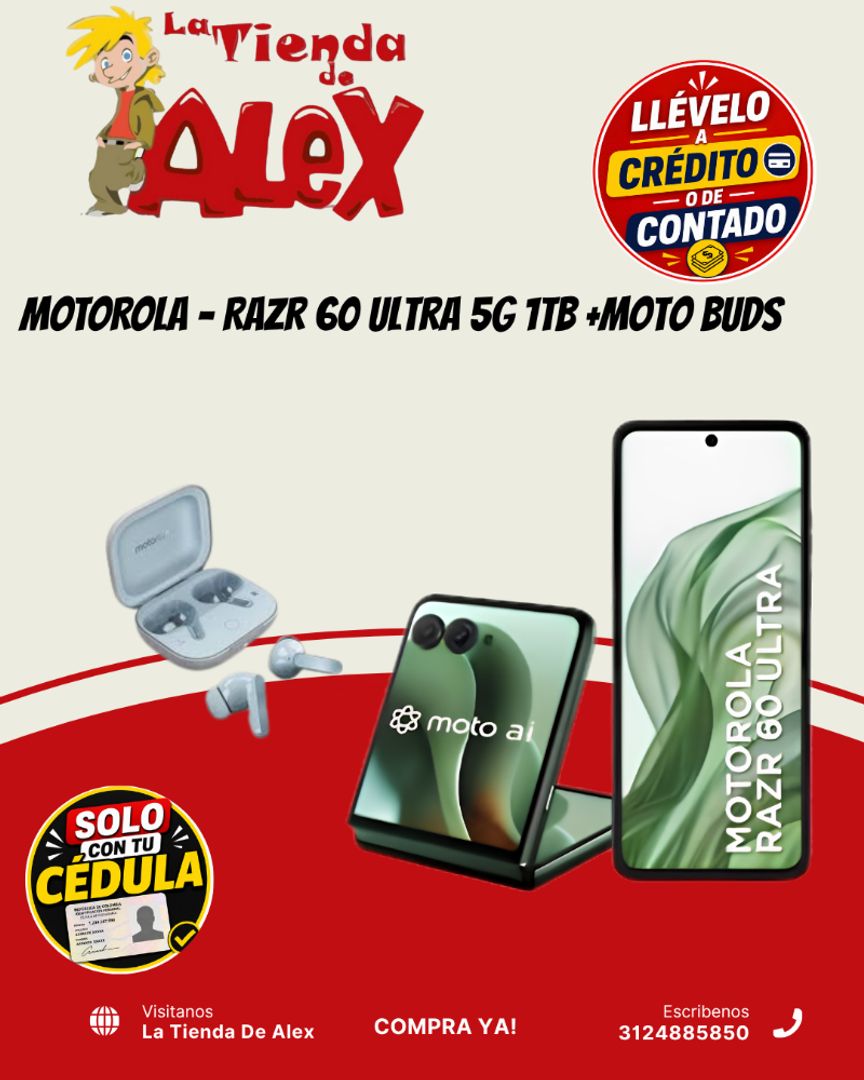 MOTOROLA - Razr 60 Ultra 5G 1TB +Moto buds