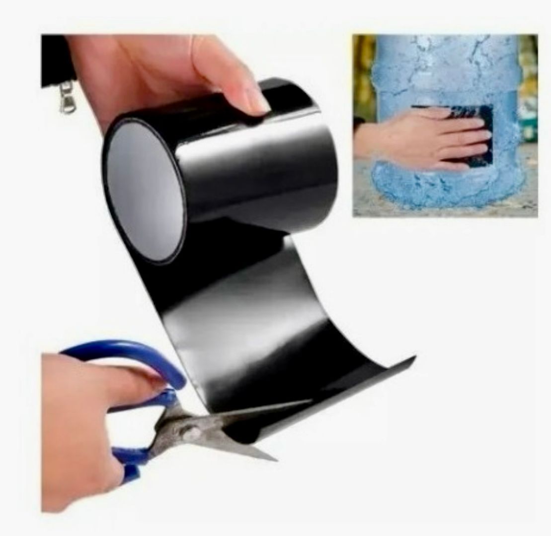 Cinta Adhesiva Impermeable Reparaciones Anti Fluido Negra