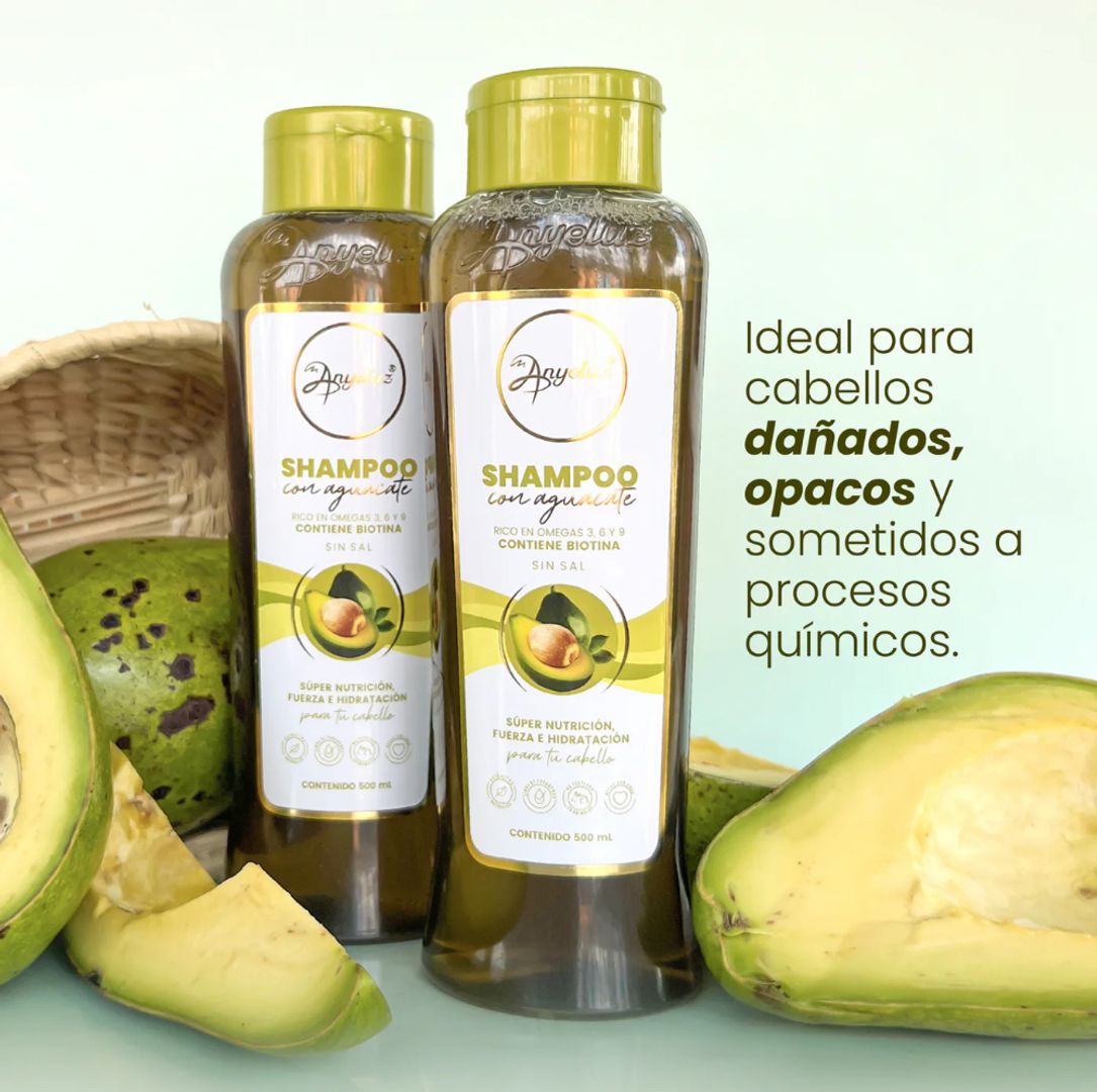 SHAMPOO CON AGUACATE ANYELUZ