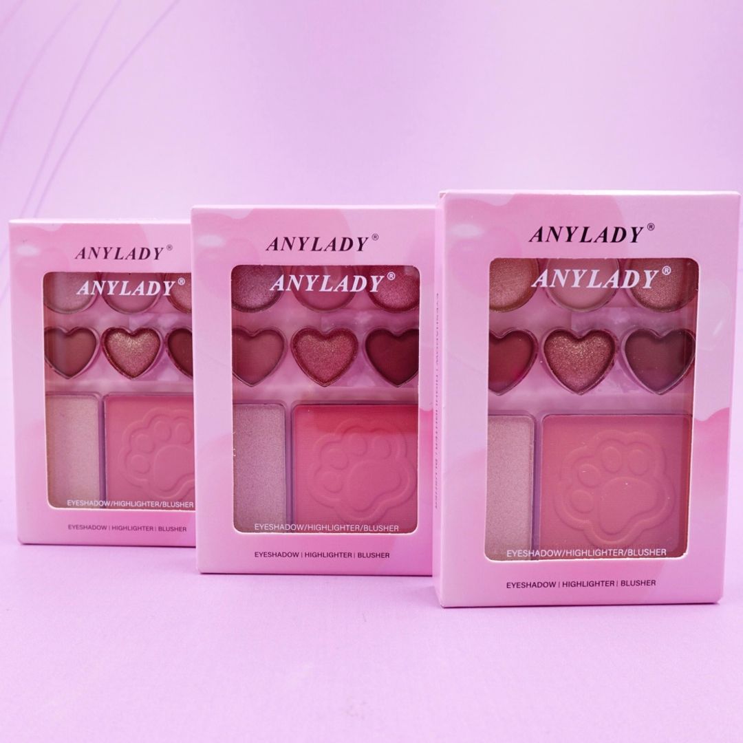 PALETA DE SOMBRAS 3 EN 1 HUELLA ANYLADY
