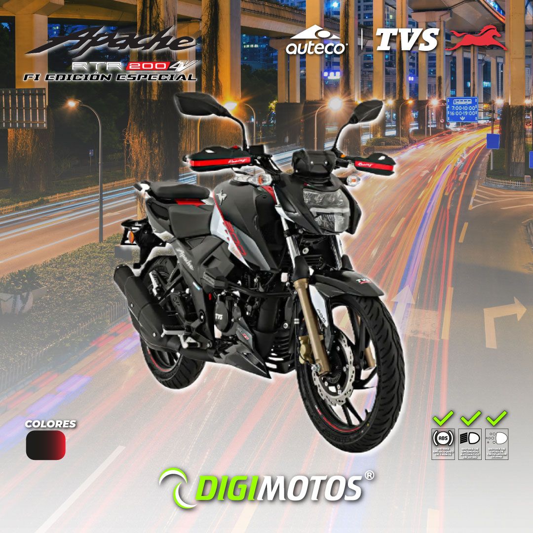 TVS APACHE RTR 200 4V XC FI ABS RACING (Duo Tono)
