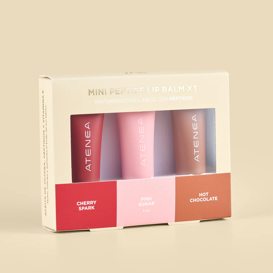 MINI PEPTIDE LIP BALM X3 ATENEA