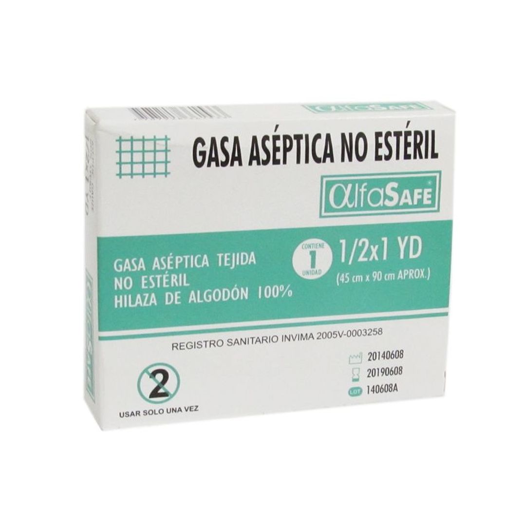 GASA ALFASAFE 1/2 X 1 YD UNIDAD