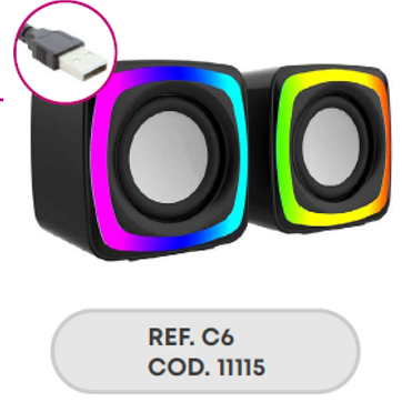 Imagen del producto SPEAKERS BT USB PC C6