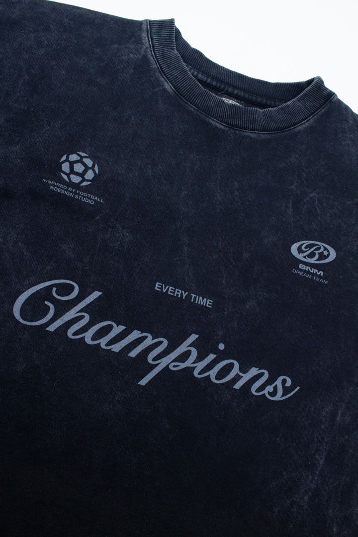 camiseta mundial acid wash negra 
