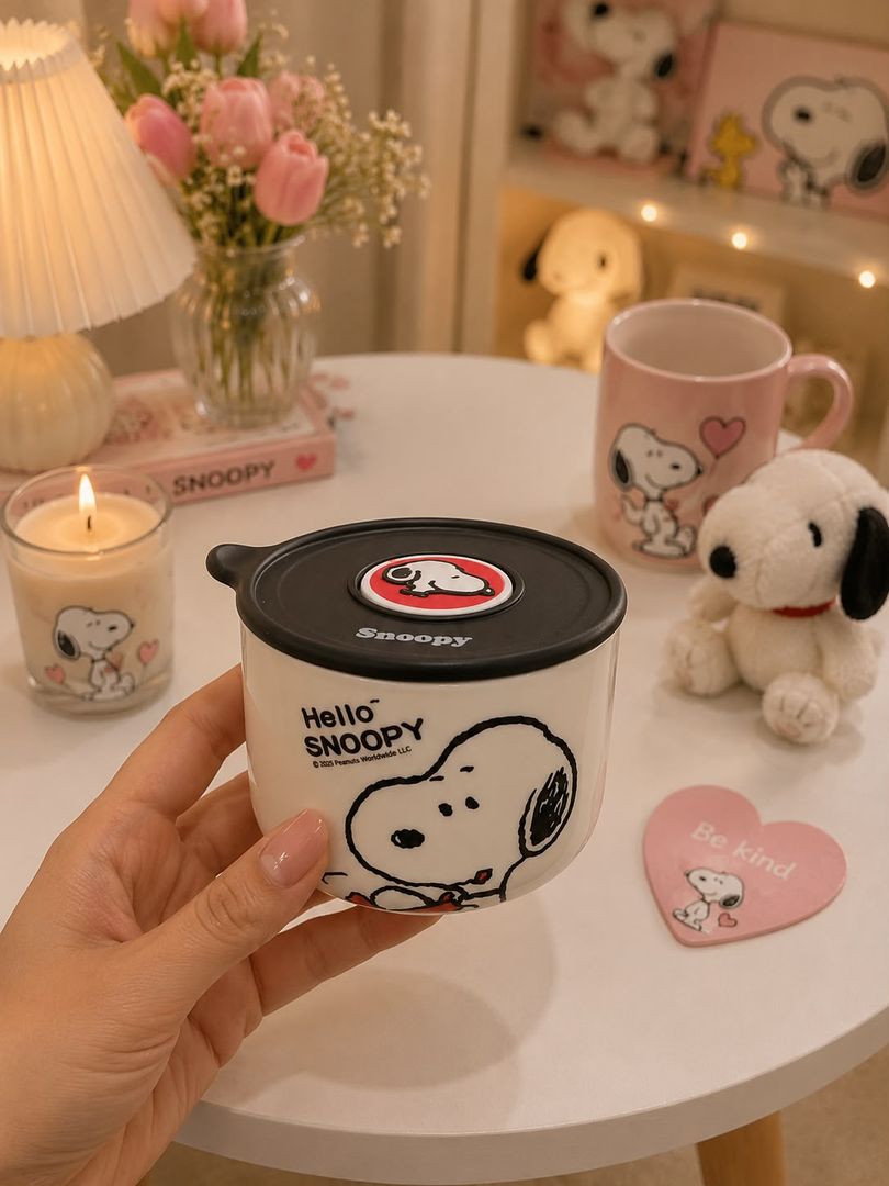MUG SNOOPY CON TAPITA