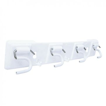 Imagen del producto Ñ. PORTA ESCOBA GANCHO METÁLICO 8 PUESTOS FULLER