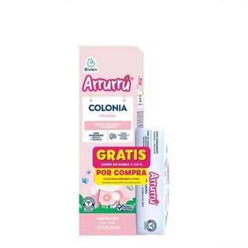 Imagen del producto COLONIA ARRURRU ROSADA 120ML + JABON
