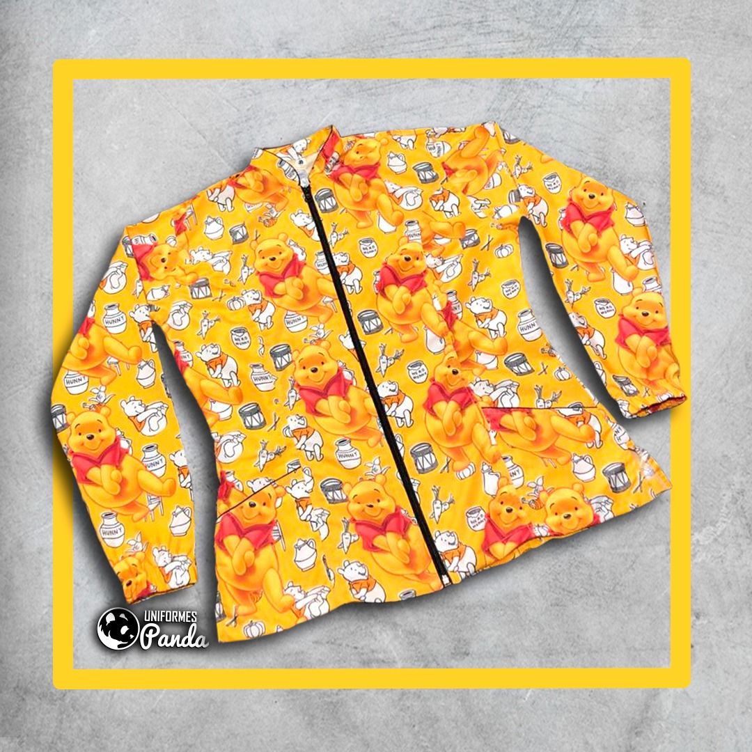 Bata Antifluido Estampada 