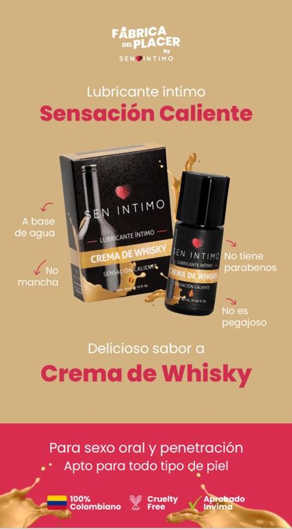 LUB ORAL CREMA DE WHISKI SEN INTIMO