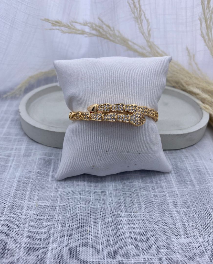 Brazalete de lujo, oro rosa, covergold 
