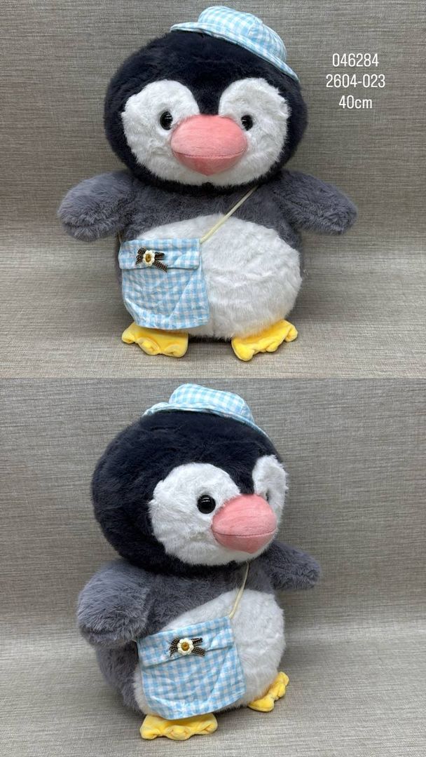 PINGUINO SURTIDO CON ACCESORIOS 40 CM