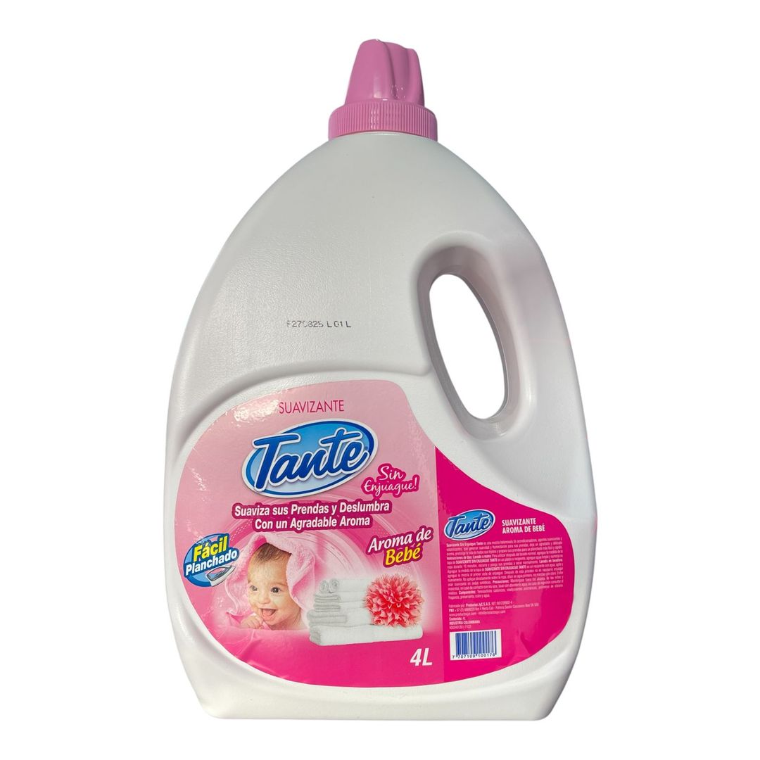  J. SUAVIZANTE DE ROPA BEBE TANTE X 4 LITROS
