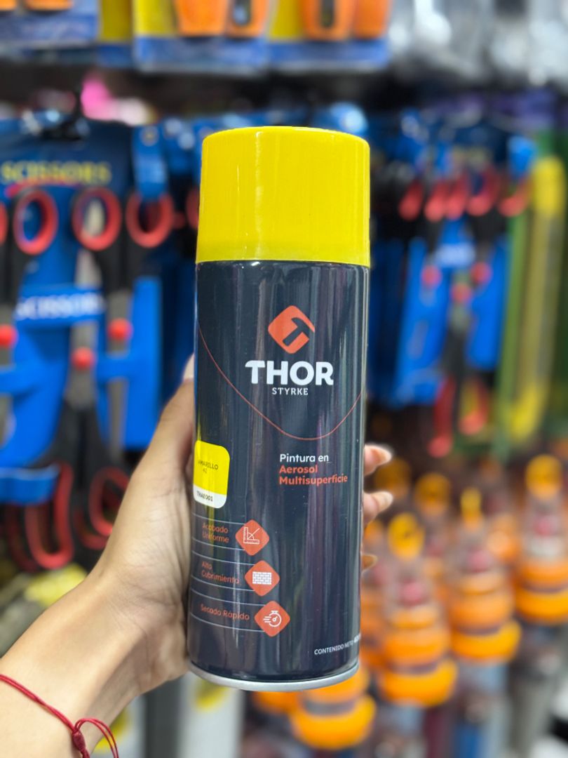 Pintura en Aerosol Multisuperficie Marca THOR