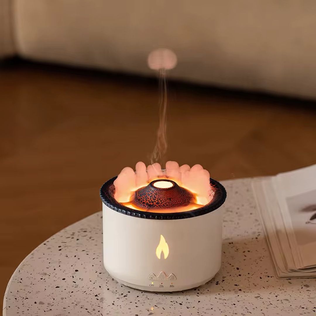 Humidificador ultra sonido efecto llama 