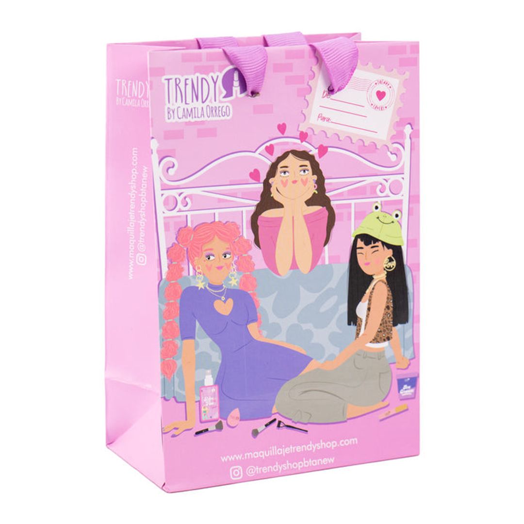 BOLSA PAPEL MORADA PEQUEÑA