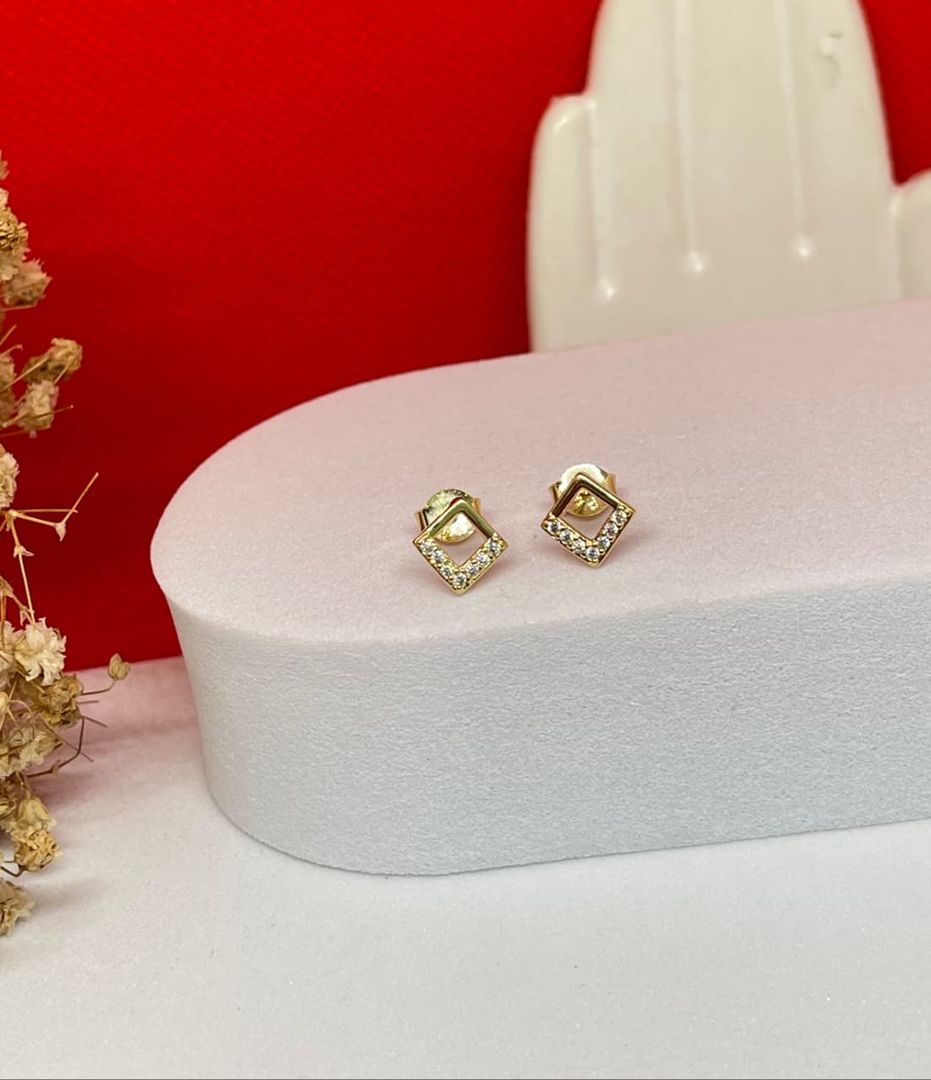 Topos rombo circonias cristal lisa