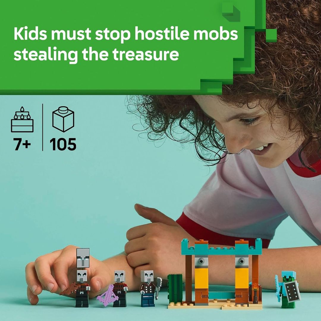 LEGO Minecraft The Illager Desert Patrol 105pcs