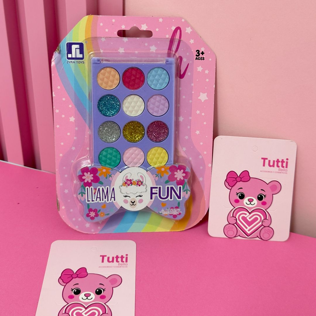 KIT SOMBRAD MAQUILLAJE INFANTIL 