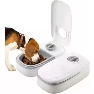 COMEDERO DOBLE CON TEMPORIZADOR DE APERTURA ALIMENTO - imagen 1