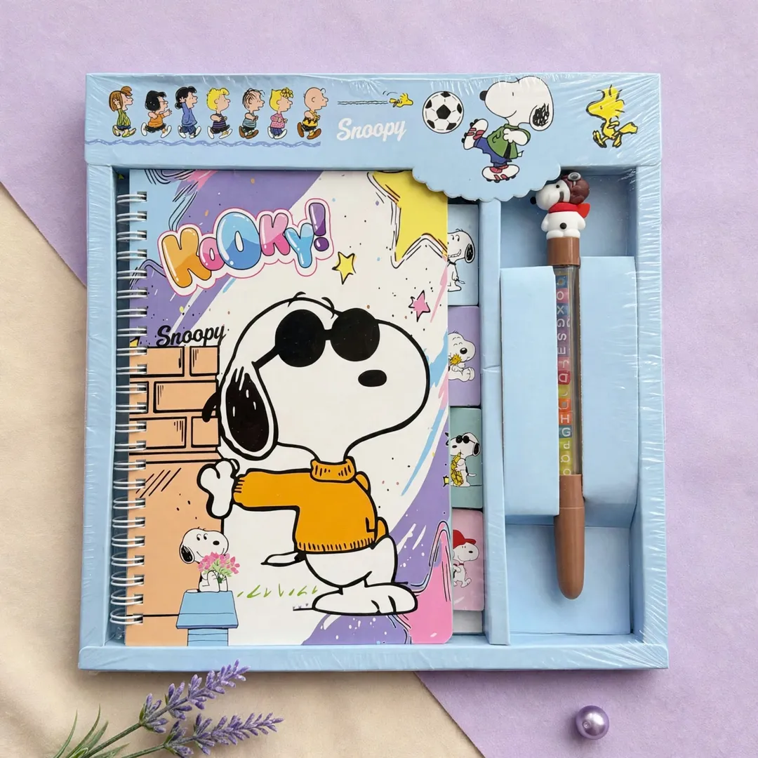 KIT SNOOPY AGENDA + ESFERO