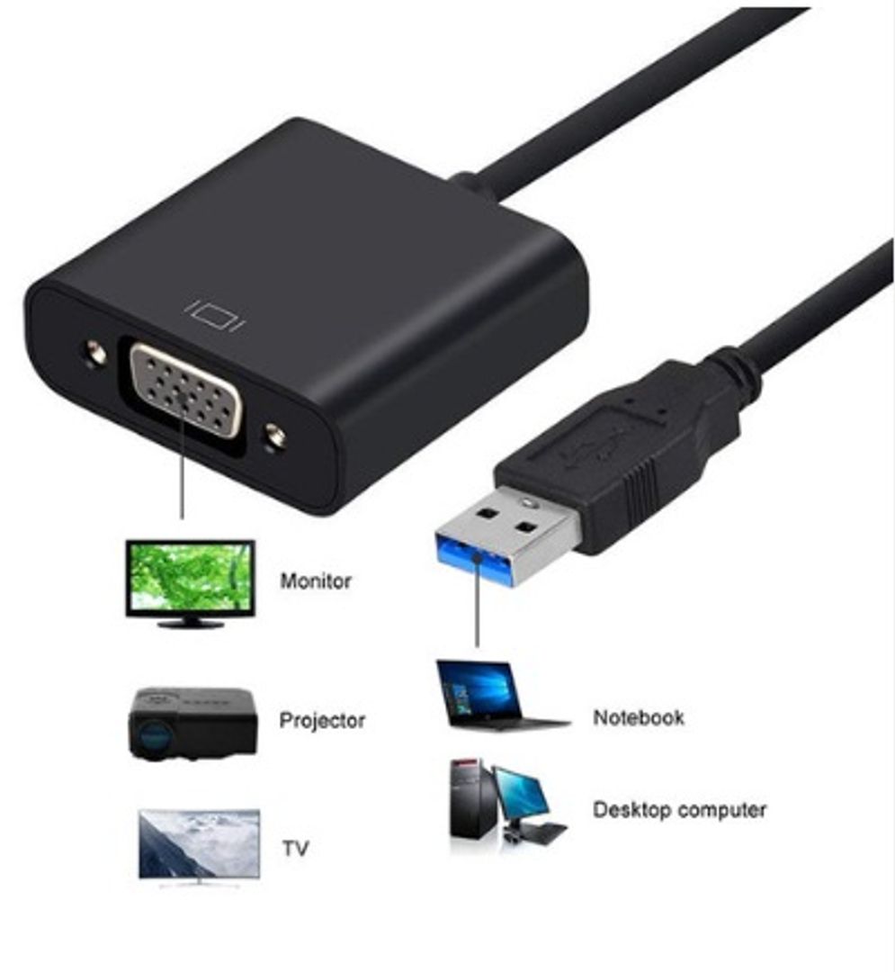 Cable convertidor USB a VGA