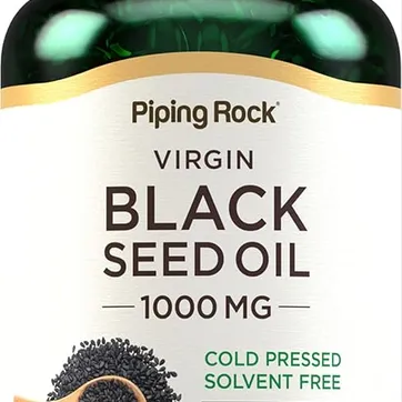 Aceite de semilla negra 1000 MG  60CAP  PIPING ROCK  - imagen 1