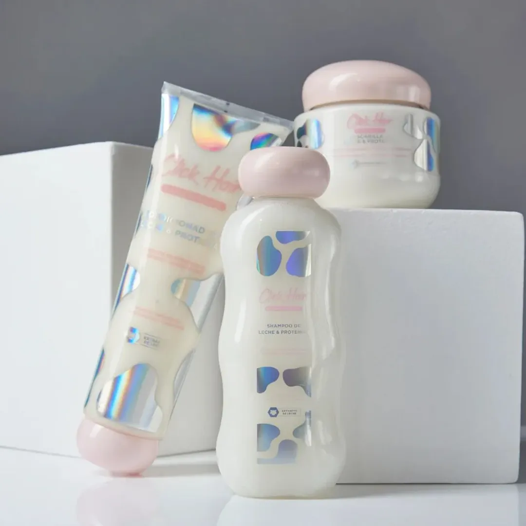 Kit Capilar Rescate Total Leche y Proteinas - Shampoo, Acondicionador, Mascarilla y Booster (4 pack)