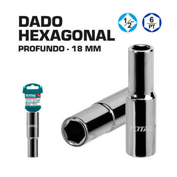 Imagen del producto DADO HEXAGONAL PROFUNDO 1/2" X 18MM