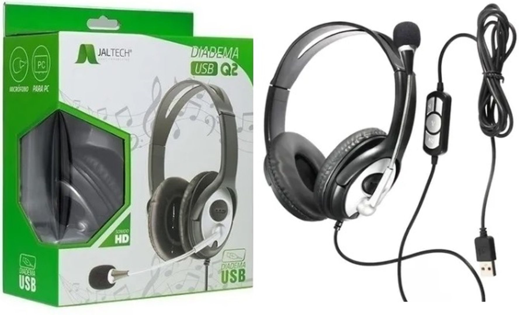 Diadema USB Jaltech Q2