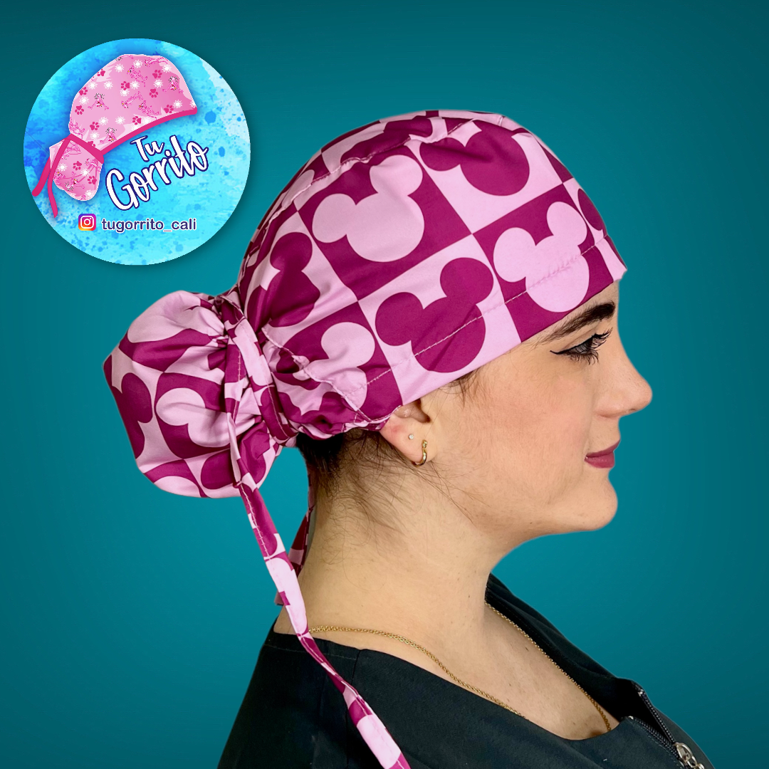 Mickey silueta fucsia 