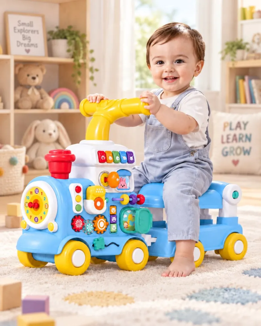 TREN CAMINADOR MULTIFUNCIONAL 5 EN 1 PARA BEBES