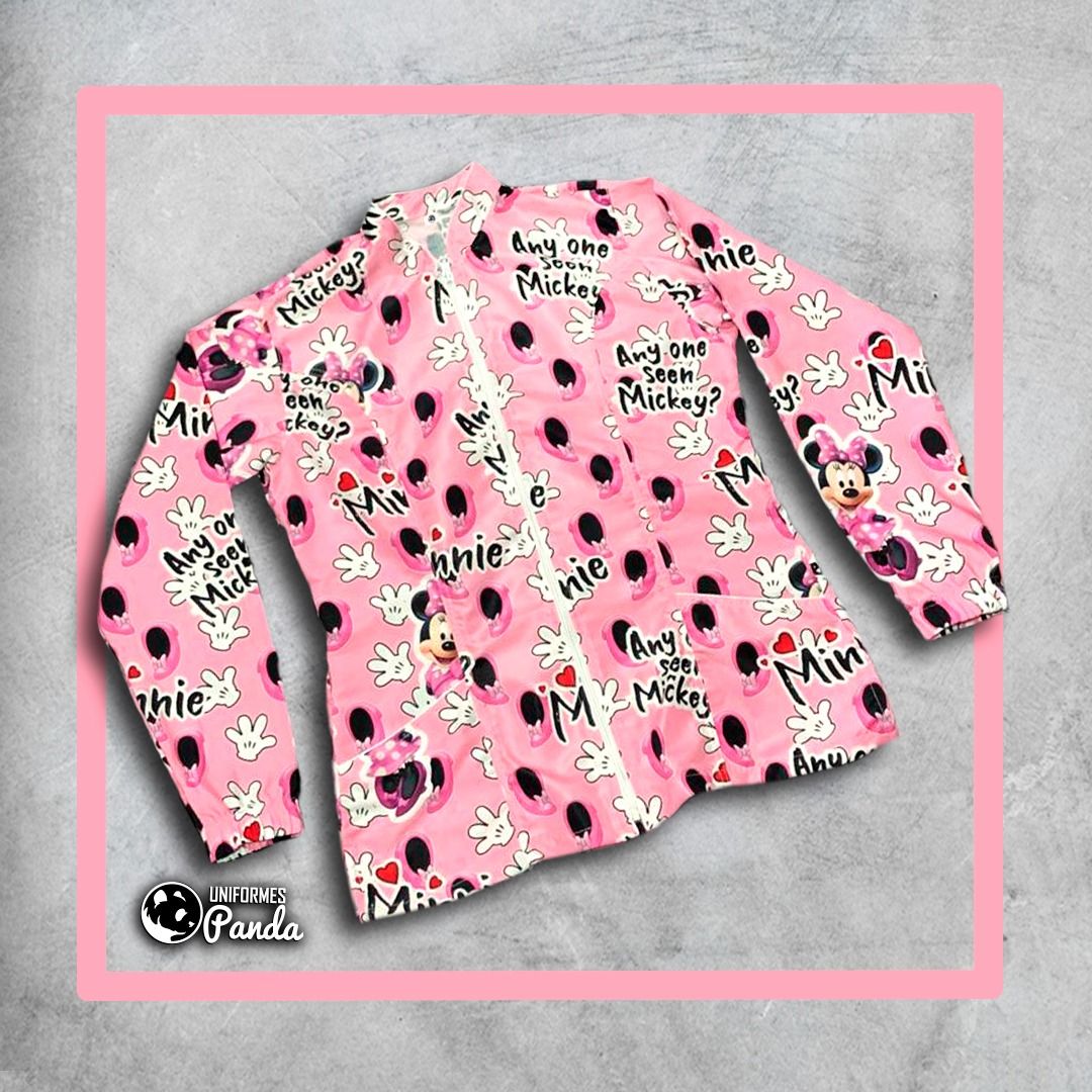 Bata Antifluido Estampada 