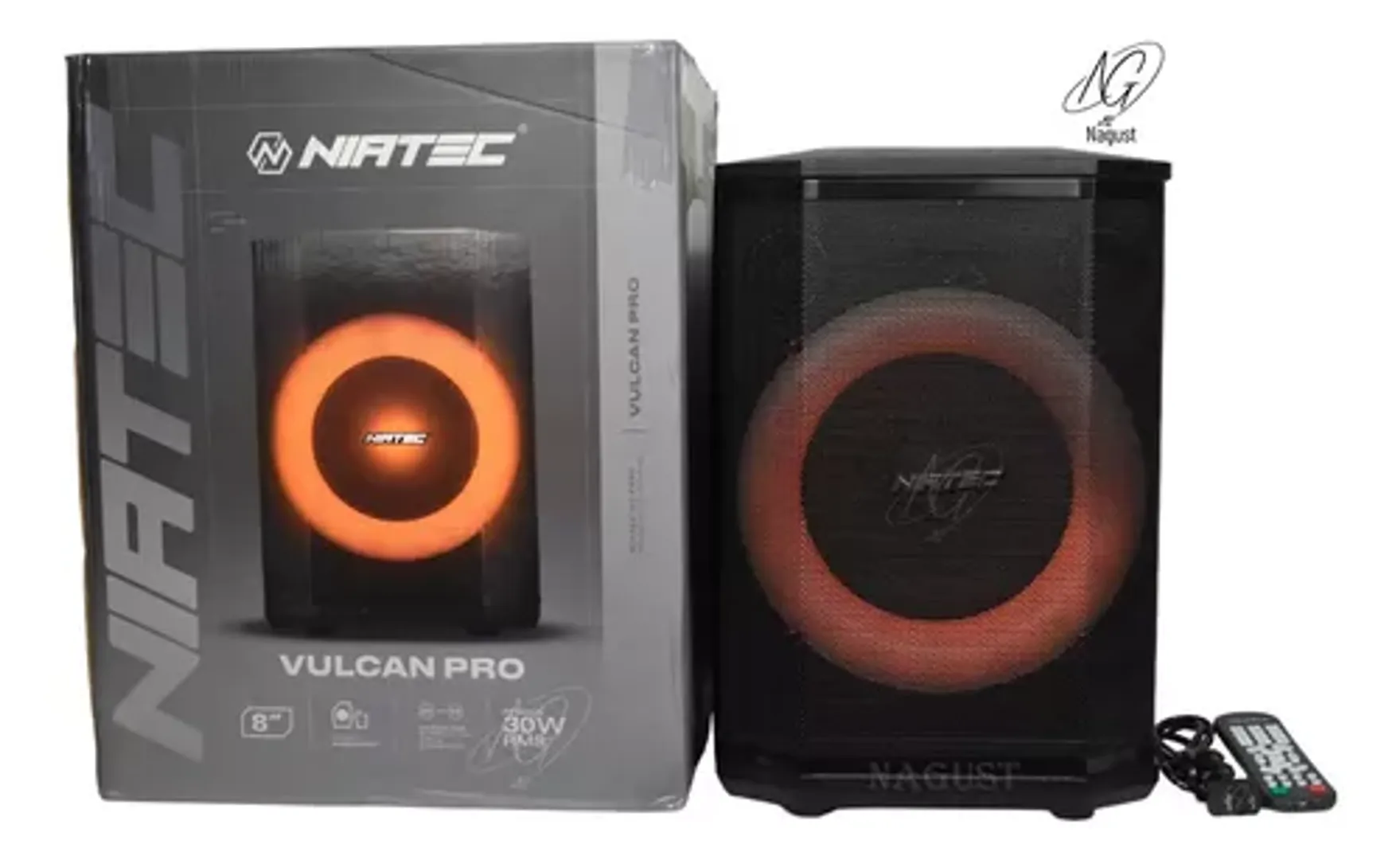 Parlante NIATEC VULCAN 8"  NT-PB90 Bluetooth