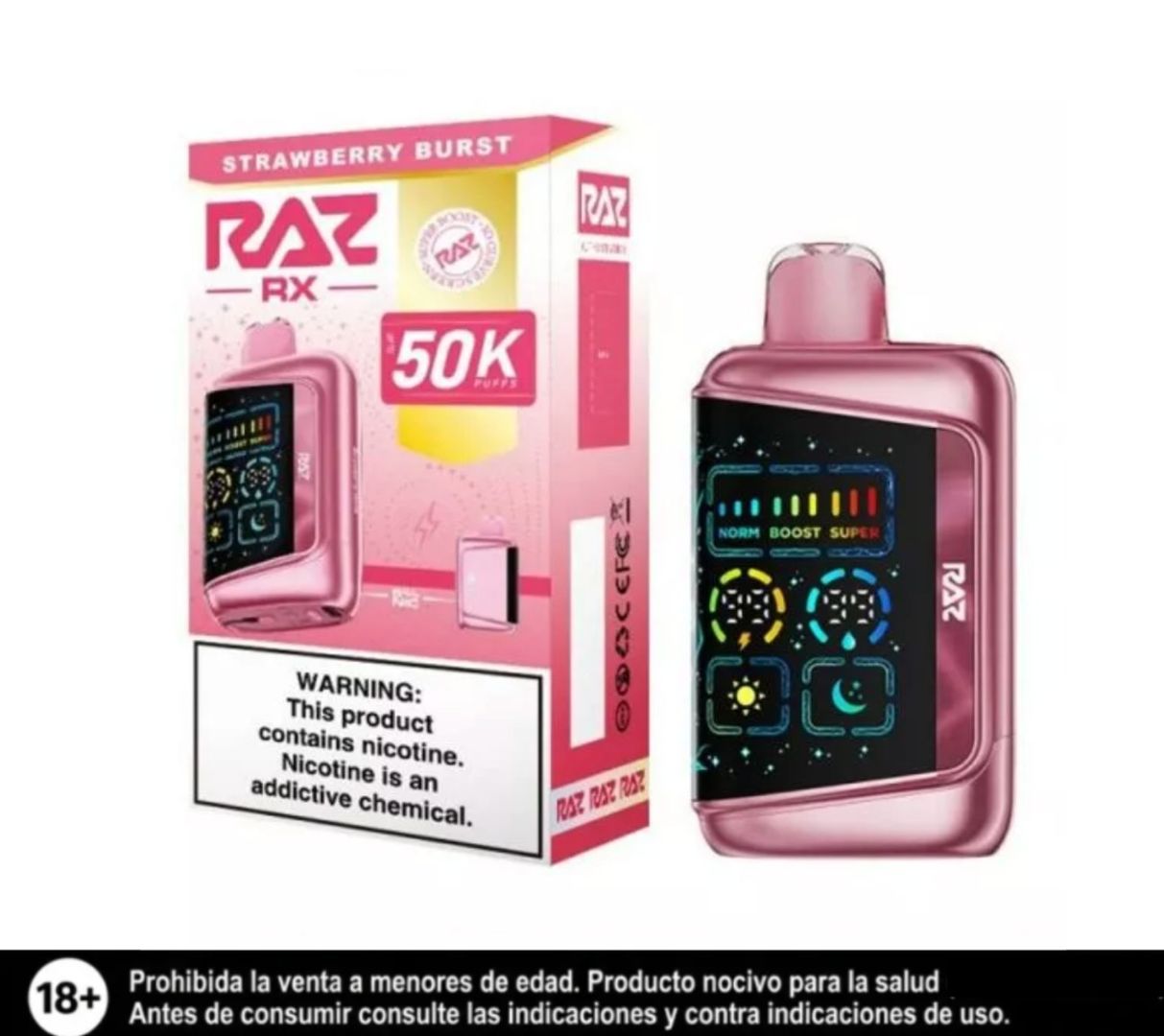 Raz Strawberry Burst 50.000 Puffs