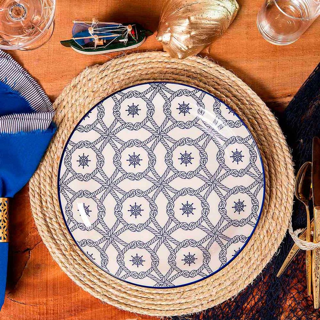 VAJILLA CERAMICA 20PZ NAUTICO