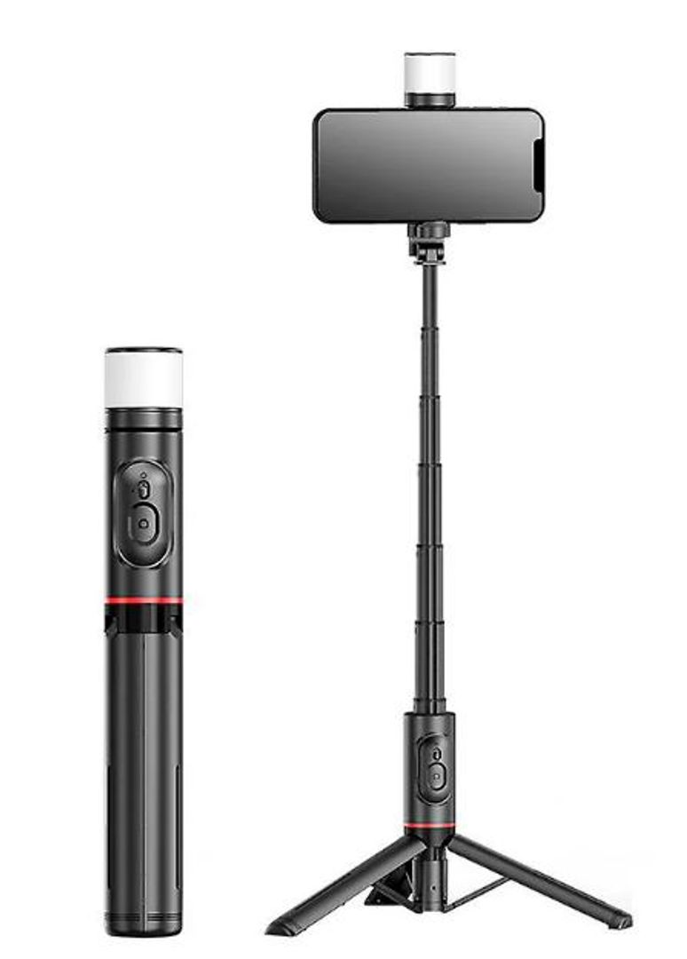 Monopod Celular 3 en 1 trípode control Q12