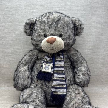Imagen del producto OSO CON PELAJE GRIS 100 CM