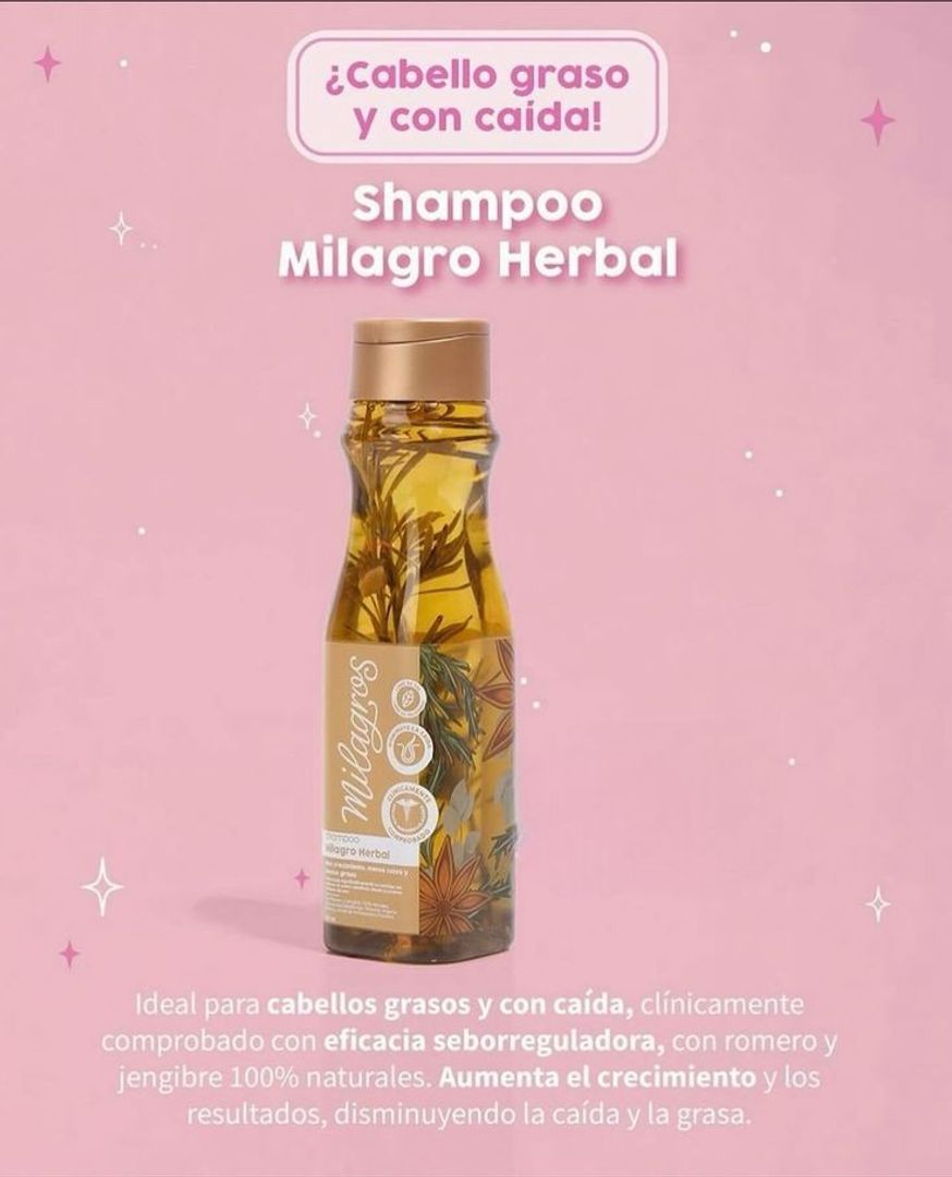 Shampoo Milagros Herbal