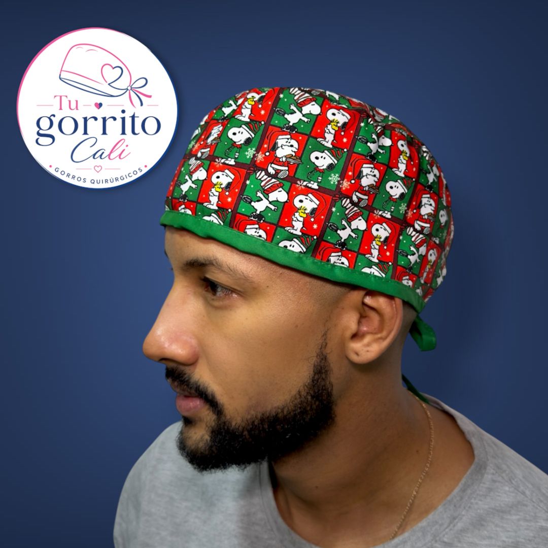 Snoopy mosaico navidad hombre 