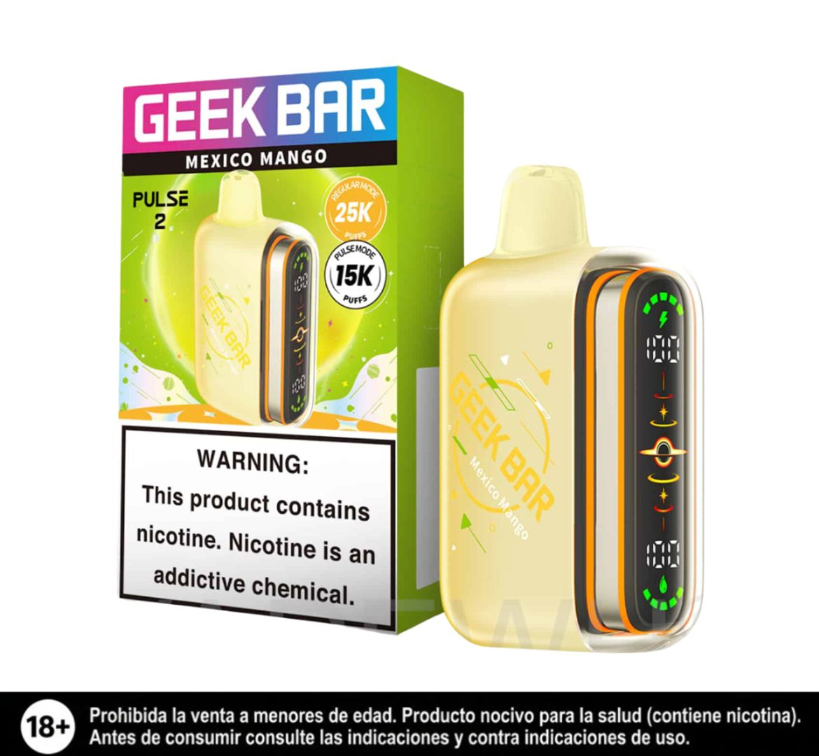 Geek Bar Pulse 2 Mexico Mango 25.000 Puffs