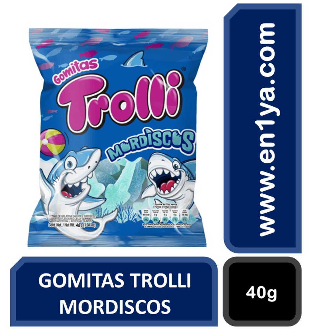 GOMAS TROLLI MORDISCOS*40G