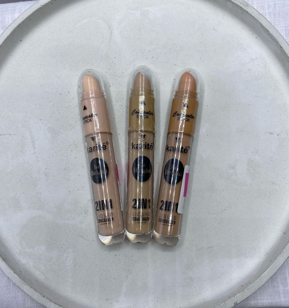 Corrector 2 en 1, cubre ojeras y manchas 