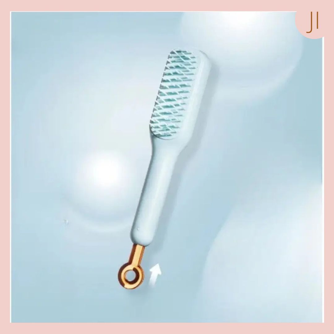 Cepillo Mágico de cabello Rosado y Verde