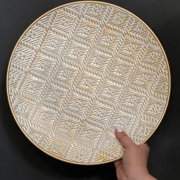 Plato Bajo de melamina 33cm - imagen 1