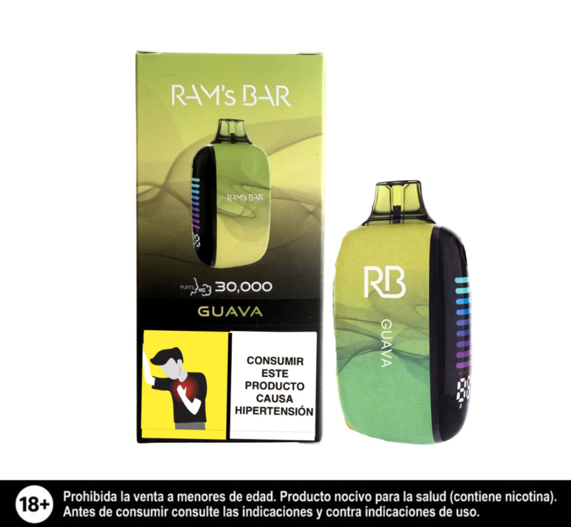 Rams Bar Guava 30.000 Puffs