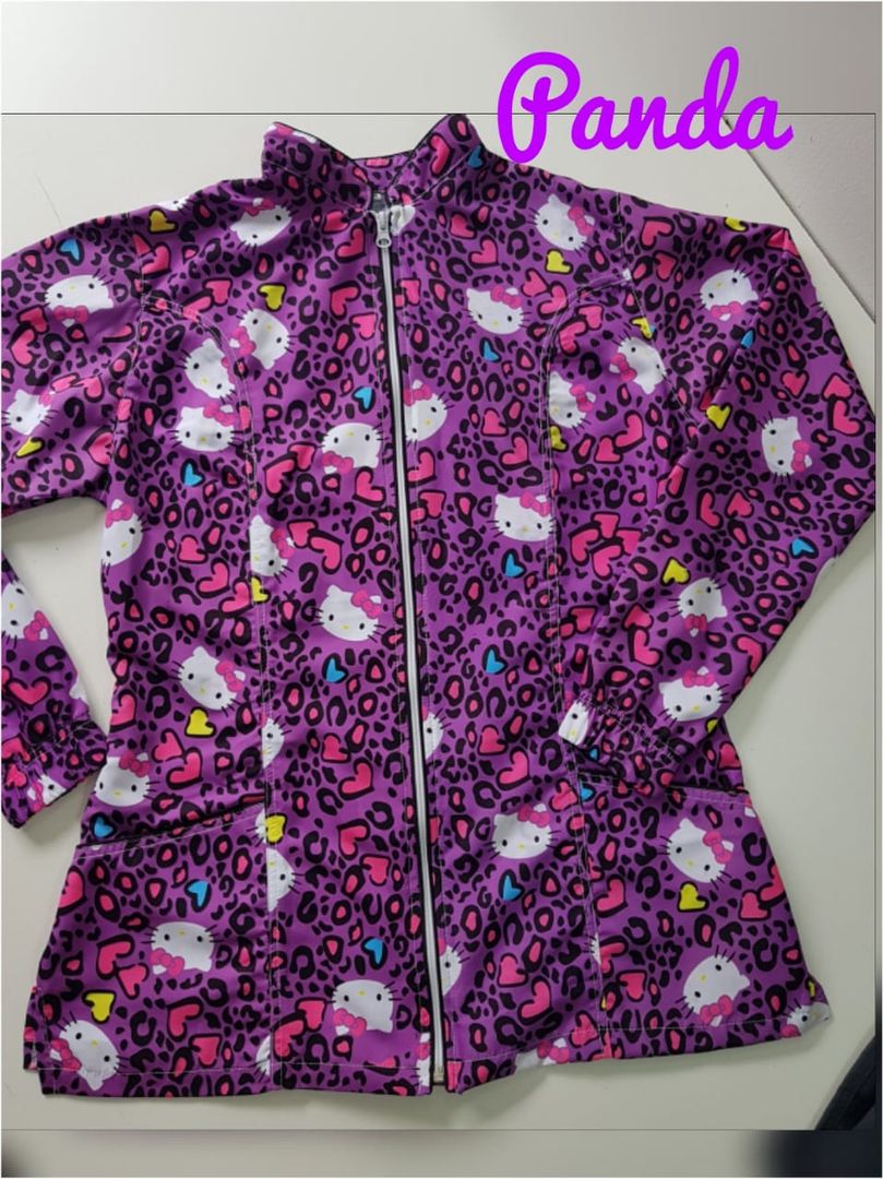 Bata Antifluido Estampada 