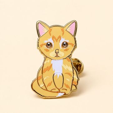 PIN GATO AMARILLO - imagen 1